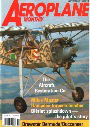 AeroplaneM 11/89 Brewster Buccaneer/Westland Widgeon+  