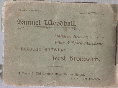 VINTAGE  A SOUVENIR OF WEST BROMWICH BOOKET, ENGLAND  