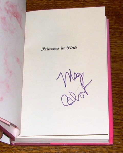 Rare PRINCESS IN PINK Meg Cabot SIGNED 1st/1st & ARC 9780060096106 