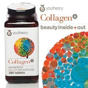 COLLAGEN Advanced Formula (390 Tablets) Type 1, 2, & 3; 18 Amino Acids 