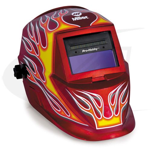 Miller Pro Hobby Flame Auto Darkening Welding Helmet  