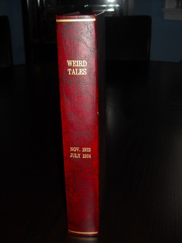 Weird Tales Bedsheet Run 1923 1924 HiGrade Pulp Magazine Lot Houdini 