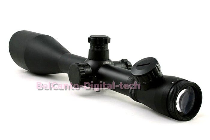   M1 Style 6 24x60 Red Mil Dot Side Wheel Focus Rifle Scope  