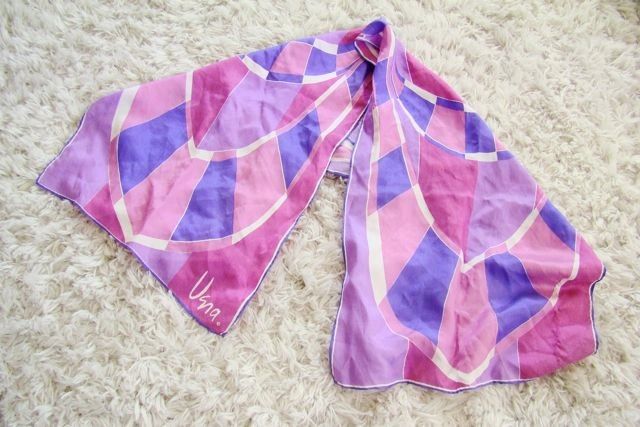 NEW We LOVE Vera ANTHROPOLOGIE MOD Print Silk Scarf  