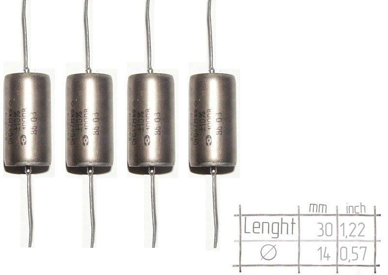 1000V 0.047uf .047uf Paper in oil PIO K40Y 9 capacitors. 4 pcs  