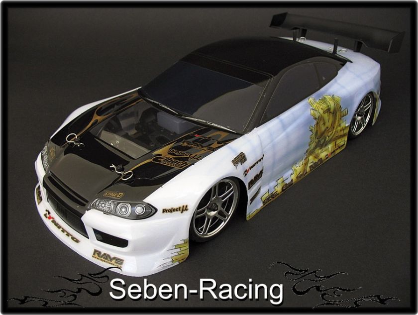 LXR XK43 Nissan Silvia S15 Nitro RC Car 4WD RTR 110  