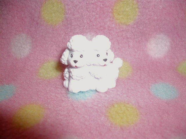   GOODBEE CARING CORNERS DOLLHOUSE WHITE POODLE PUPPIES DOGS PETS CUTE