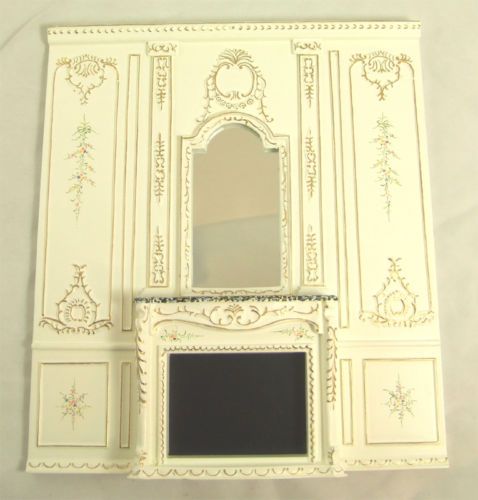 Hansson Miniature   Wall Panel w/ Fireplace   Unfinish  