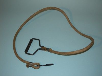 WW2 ORIGINAL M3A4 UTILITY HAND CART TOW ROPE / ARMY AIRBORNE  