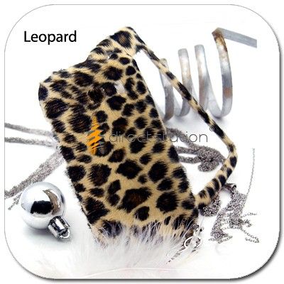 Leopard VELVET Skin Case Cover Verizon LG Vortex VS660  