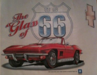 CLASS OF 66 HOT ROD CORVETTE SHIRT T SHIRT GIFT 136L/DM  