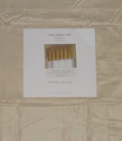 Liz Claiborne Ivory Pintuck Variety Valance NEW Cream  