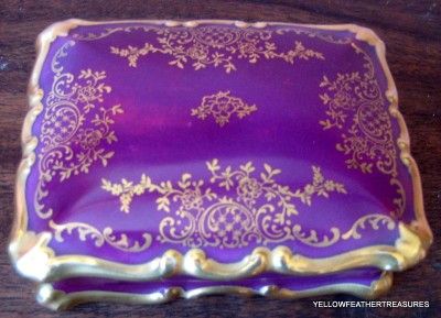 ROSENTHAL TRINKET BOX VINTAGE POMPADOUR  