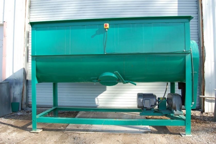 USED 2 CUBIC YARD NURSERY & GREENHOUSE BATCH SOIL MIXER  