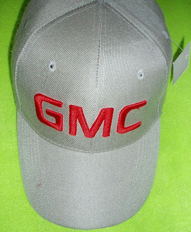 GMC TRUCKS BASEBALL CAP HAT GRAY ADJUSTABLE NEW  