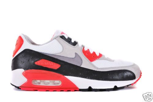 Nike Air Max 90 Infrared Ostrich 333805 101 US7 11  