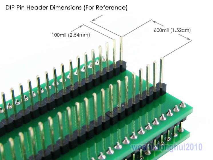 PROGRAMMER TQFP44 QFP44/ PQFP44 TO DIP40 adapter socket  