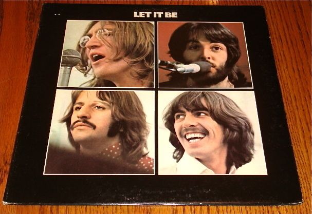 THE BEATLES LET IT BE ORIGINAL APPLE LABEL LP  