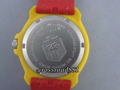 Authentic Mens Tag Heuer F1 Multi Colored Limited Edition Wrist Watch 