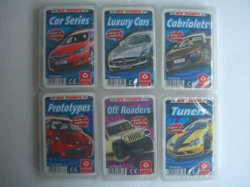 ACE(Top)TRUMPS   CARS SET(Luxury/Cabriolets/Tuners)  