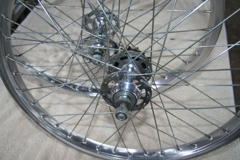 Araya 7x wheel set 36h Suzue Sunshine loose ball hubs aluminum old 