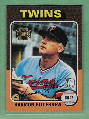 Harmon Killebrew 2001 Topps Archives 1975 #640 Twins  