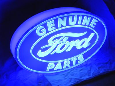 FORD BLUE OVAL 3D LIGHTBOX SIGN  