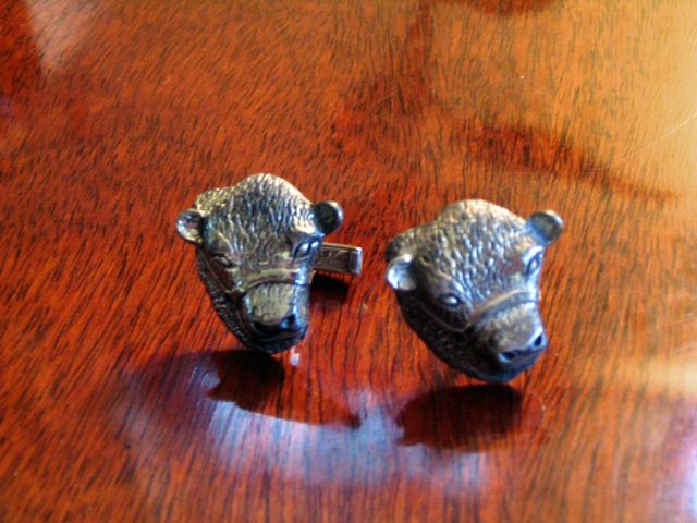 Fenwick & Sailors Sterling Cow Cufflinks  