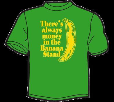 BANANA STAND T Shirt WOMENS arrested development dvd  