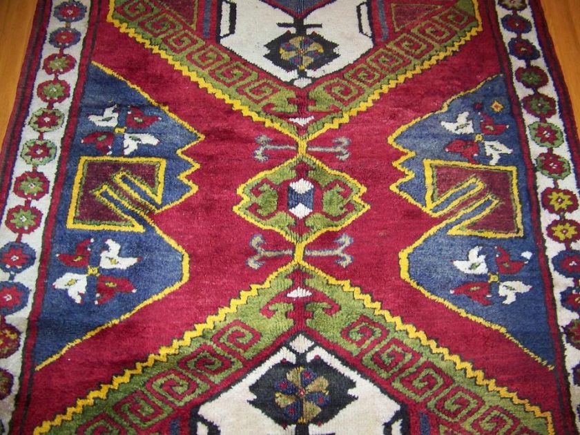   107x 43 Turkish Konya Wool Runner Area Rug CARPET  