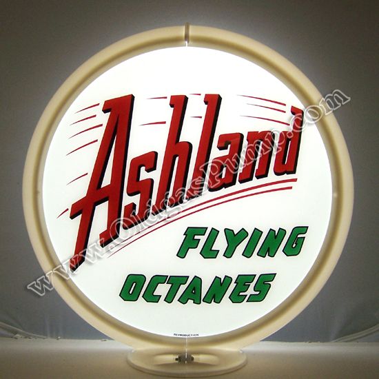 ASHLAND GASOLINE GAS PUMP GLOBE FREE USA SHIPPING  