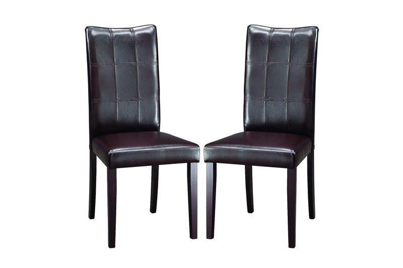 description a stylish dining chair with elegant tufting detail this 
