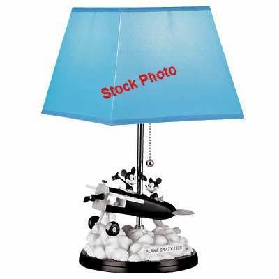 Disney Mickey and Minnie  Plane Crazy Desk Lamp HTF NIB  SALE  