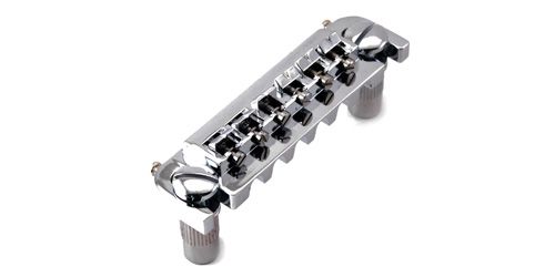 WRAPAROUND BRIDGE Fits LES PAUL BADASS GUITAR CHROME  