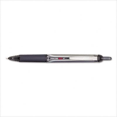 Precise V5RT Retractable Rolling Ball Pen, Black Barrel/Ink, Extra 