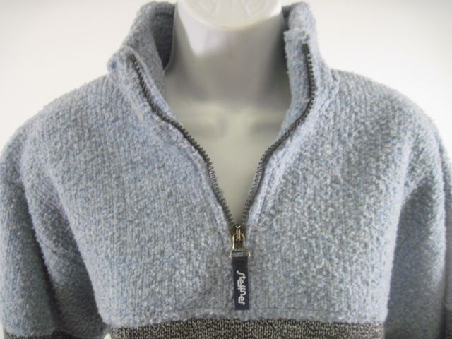 STEFFNER SPORT Blue Pull Over Sweater Size Medium  