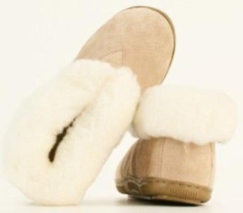 NEW OLD FRIEND Ladies Sheepskin Wool Slipper Boots  