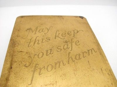 Gold Plated WW II Heart Shield Bible http//www.auctiva/stores 