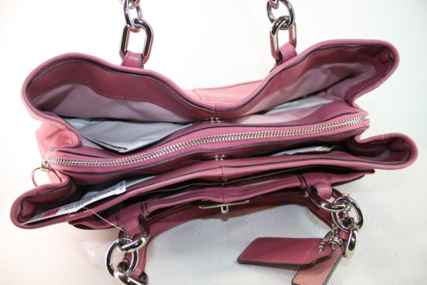   LEATHER JAYDEN EW CARRYALL + WALLET GINGER BEET PINK 17811  