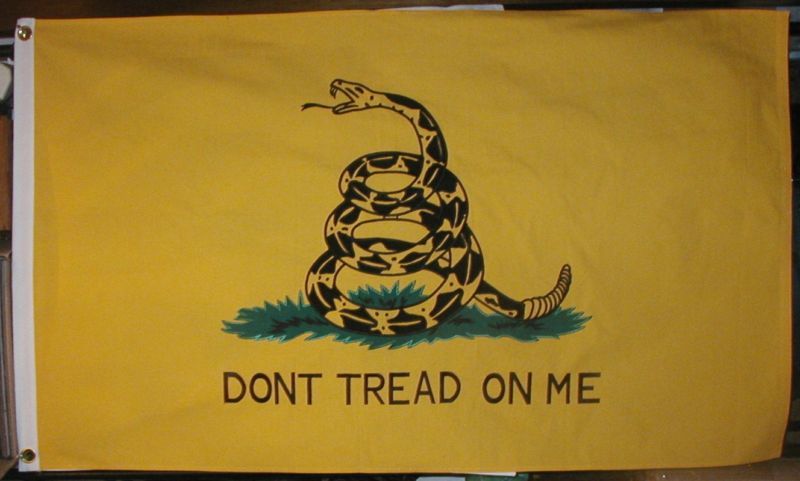 Revolutionary War Flag, Gadsden, Dont Tread On Me Flag  