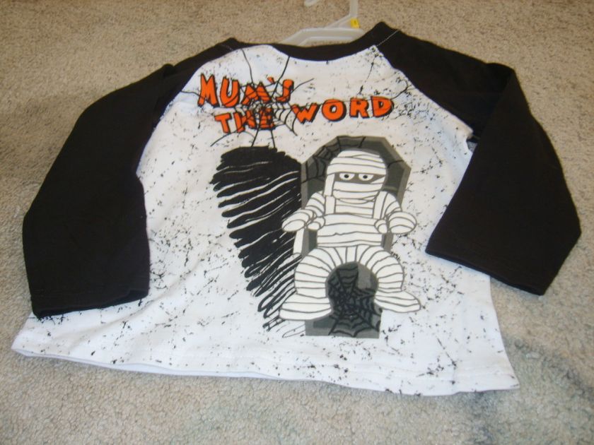 NWT boys Halloween 3t toddler Mummy Shirt SUPER CUTE  