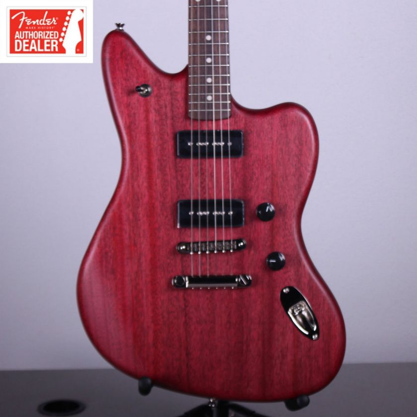   Modern Player Jaguar Red Transparent Trans Electric Guitar New in Box