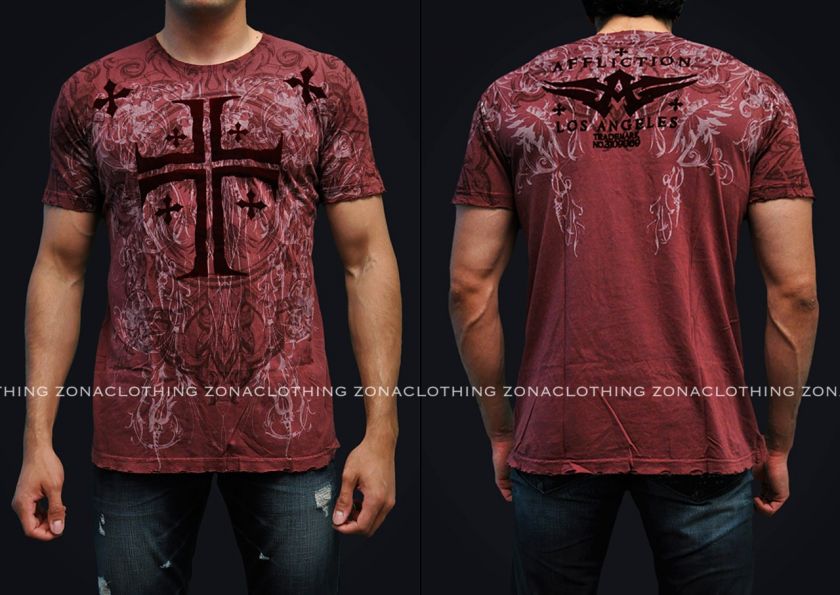 Affliction 2011 Best Sellers XL Tee T Shirt NEW Designs Styles MMA X 