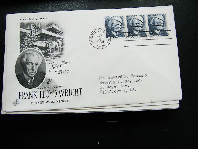 US 550 First Day Covers Cachet Addressed  