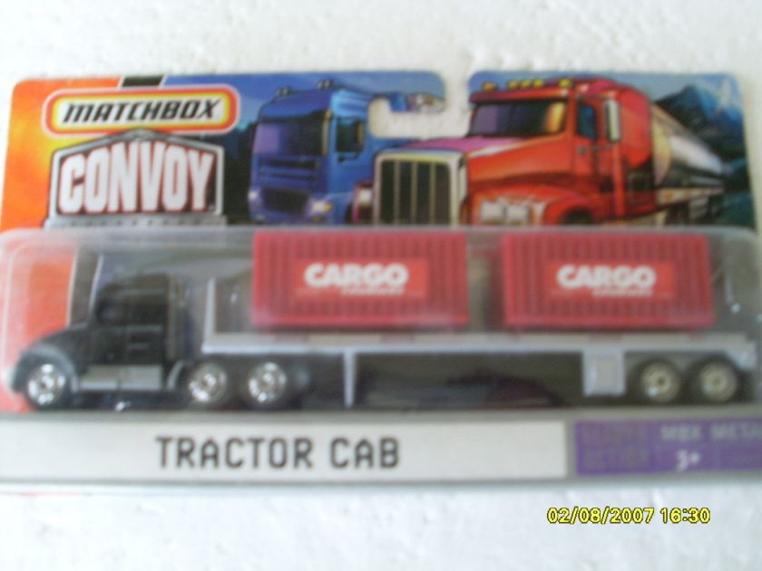 MATCHBOX DIECAST CONVOY BIG RIG TRACTOR CARGO COURIERS CONTAINER 