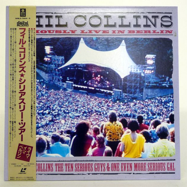 Japan LD PHIL COLLINS SERIOUSLY LIVE IN BERLIN 1990  