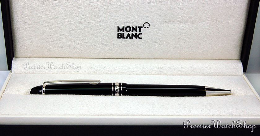 NEW MONT BLANC MEISTERSTUCK LE GRAND 7569 PLATINUM LINE BALL POINT PEN 