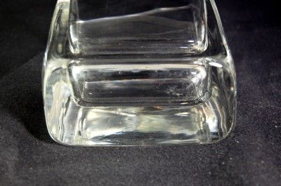 Tarnow Poland Lead Crystal Modern Angled Vase  