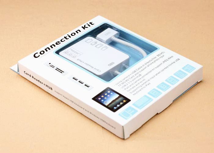 5in1 HUB USB SD Card Reader iPad Camera Connection Kit  