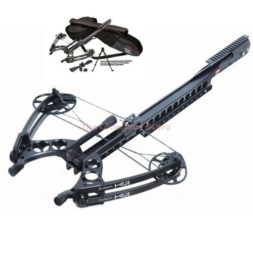 PSE TAC 15 Crossbow Package with Adjustable Scope Case and Bipod 